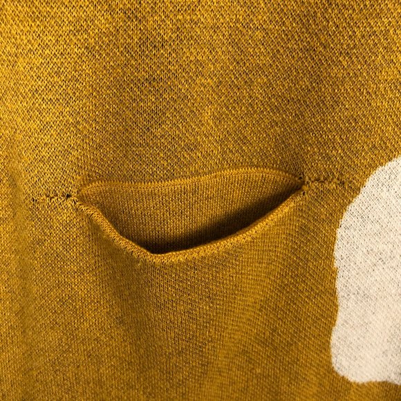 Anthropologie Field Flower Yellow Poppy Tunic - Picture 4 of 8